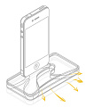 K-ARRAY ECODOCK24IT  Звуковая подставка для IPHONE