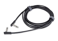 Rockboard RBO CAB FL 300BLK AA  Кабель инструментальный плоскопрофильный, 3 м, угловой-угловой
