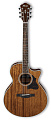 IBANEZ AE245-NT электроакустическая гитара, цвет глянцевый натуральный