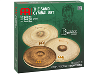 MEINL BV-141820SA комплект тарелок серии Byzance: 14" Sand Hat, 18" Sand Thin Crash, 20" Sand Ride