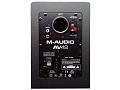 M-Audio Studiophile AV42  Комплект из двух качественных мониторов ближнего поля, 4" низ, 3/4" верх (шёлк), 20 Вт каждый 75Гц-20.000Гц , регулировка громкости, выключатель питания, входы: балансные TRS, небалансные RCA, выход на наушники.