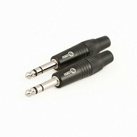 PROCAST cable TRS-6.3/6/M/S Разъем TRS Jack 6.3 мм (male), STEREO/BALACE, черный 