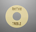 Hosco H-LP-SW-I  накладка "Rhythm-Treble" под 3-позиционный переключатель, Ivory