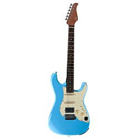 Mooer GTRS S800 Blue  Электрогитара со встроенным процессором, HSS, палисандр, цвет голубой