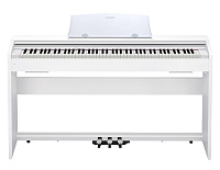 Casio PX-770WE  цифровое фортепиано, 88 клавиш, 128 полифония, 19 тембров, 4 хоруса, 4 реверберации, цвет белый