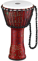 MEINL PADJ1-S-F  джембе малый, походный (8"x16"), материал - синтетический полимер, мембрана синтетическая, веревки - PP-нейлон