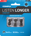 COMPLY Ts-100 BLK-SM 3pr серия Comfort, 3 пары амбушюр для наушников, размер S маленький, цвет черный, материал - полиуретановая пена и термопластичный эластомер