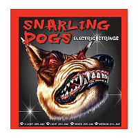 D'Andrea SDN09  Струны для электрогитары, серия Snarling Dogs, калибр: 09 - 11 - 16 - 24 - 32 - 42, обмотка никель, натяжение очень лёгкое