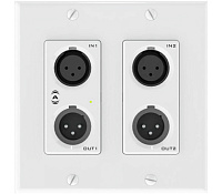 ATTERO TECH unDX2IO+  Настенная панель, 4x2 интерфейс ввода/вывода, AES67 
