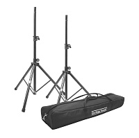 OnStage SSP7950  комплект из двух спикерных стоек с чехлом, алюминий, цвет черный
