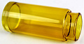 DUNLOP 278 Yellow Blues Bottle Regular Large Cлайд стеклянный в виде бутылочки, желтый