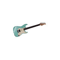 Mooer GTRS P800 Green  Электрогитара со встроенным процессором, HSS, палисандр, цвет Surf Green