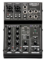 ART USBMIX4  компактный 4-канальный микшер/внешний аудиоинтерфейс  USB