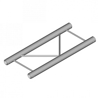 Dura Truss DT 22-100 straight Ферма алюминиевая, плоскоое сечение 220мм, длина 100см. Труба 35х2. Макс. распределенная нагрузка 187,5кг\м. Вес 1,5кг