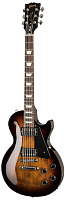 GIBSON Les Paul Studio Smokehouse Burst электрогитара, цвет коричневый берст, в комплекте кожаный чехол