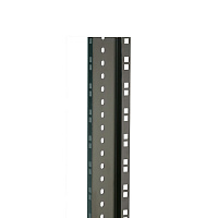Adam Hall 61552BLK Стальная двойная пластина (2 мм, чёрная) для рэка, длина 2 м (цена за 1 шт.)
