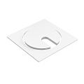 Kondator 935-PF01W Прямоугольная рамка для установки 1 встраиваемой розетки. Размеры (ШxГxВ) 105х105х2 мм. Цвет белый