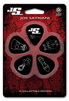 PLANET WAVES 1CBK6-10JS Joe Satriani, Heavy Набор медиаторов Joe Satriani, 10 штук в упаковке, heavy