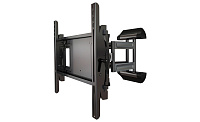 Wize Pro A46 Универсальное шарнирное настенное крепление для 26"-46"+ дисплеев, Max VESA 454х401 мм, наклон +15/-5°, поворот 55°, вращение +5/-5°, расстояние от стены 10-39 см, до 45 кг, черн.