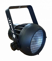 EURO DJ MINI COB PAR-40 RGBW Светодиодный прожектор, RGBW, черный корпус, COB LED 40 Вт RGBW (4-в-1), угол луча 40°, DMX-512 (6/10 кан.), авто, звуковая активация, master/slave