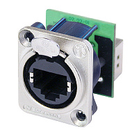 Neutrik NE8FDP-D Разъем проходной, RJ45 гнездо  RJ45 гнездо, установка на панель, тип-D